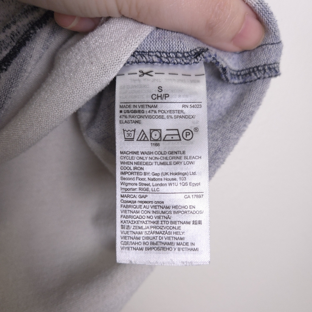 Gap Gray Blue Multi Patterns Basic Casual Shorts … - image 4